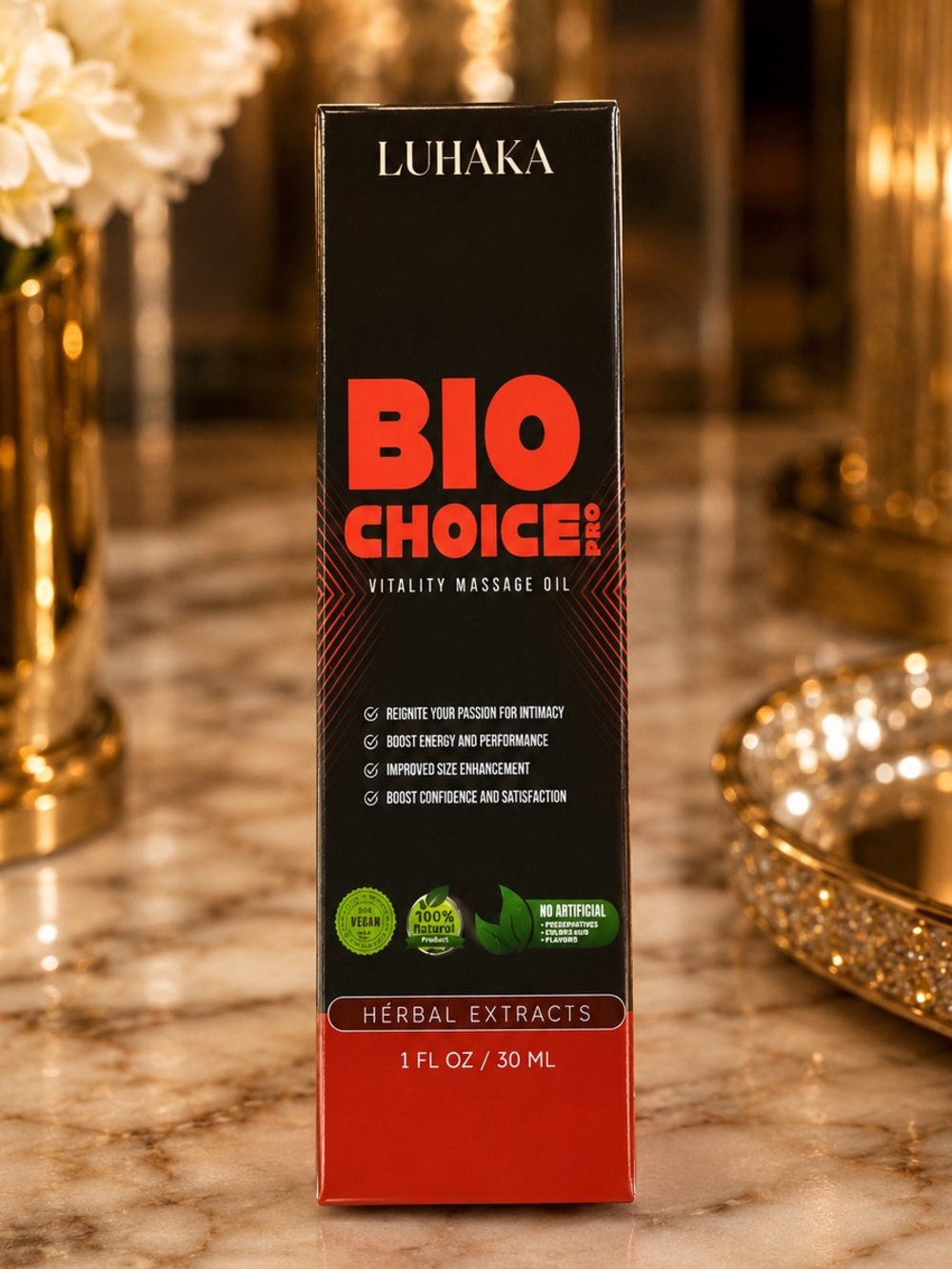 LUHAKA BioChoice Vitality Massage Oil
